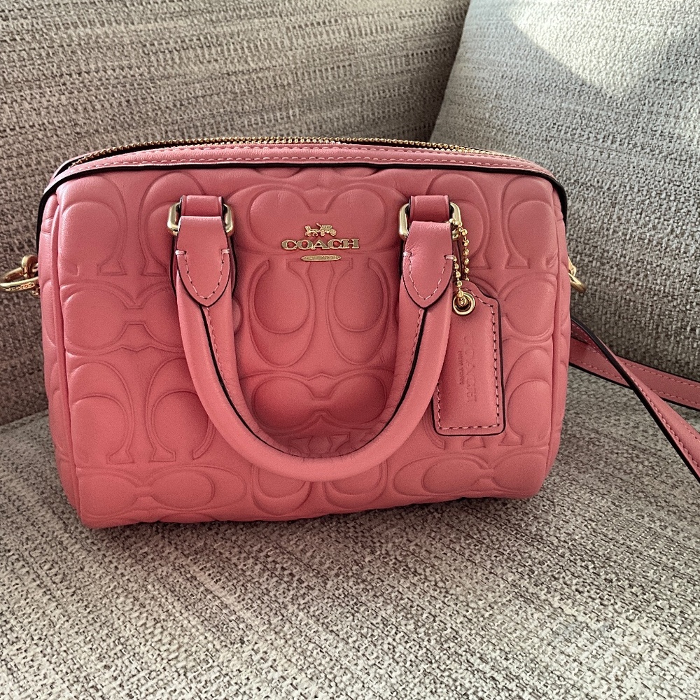 Coach Mini Rowan Crossbody In Signature Canvas